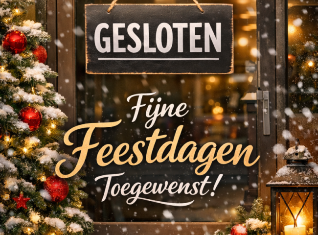 Gemeentehuis gesloten - fijne feestdagen 