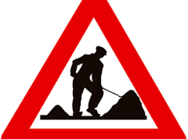 opgelet! wegenwerken