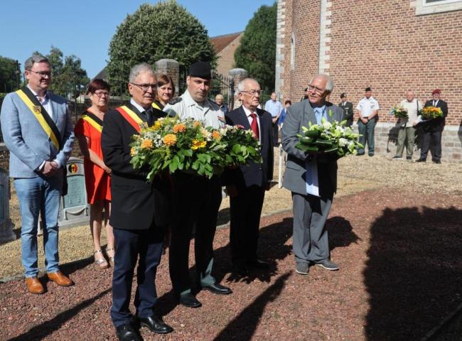 Herdenking slag aan de kleine Gete