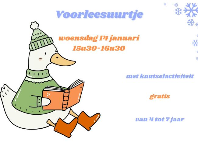 Voorleesuurtje in de bib! © (c) Canva