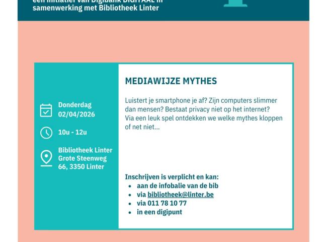 Infosessie Mediawijze mythes © (c) Digibank DiGiTAAL