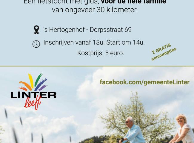 De Fietseling © Lokaal bestuur Linter