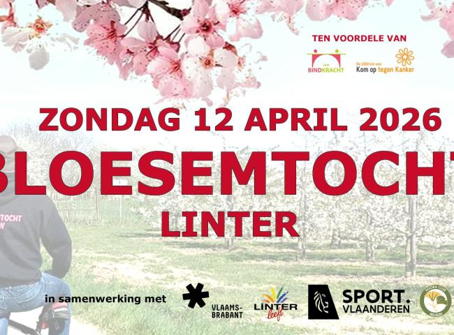 Bloesemtocht Linter 14e editie © BLOESEMCOMITE LINTER VZW