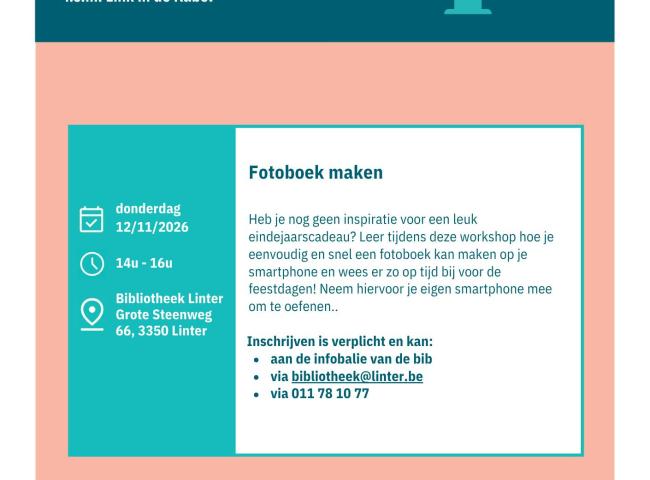 Infosessie Fotoboek maken © Canva