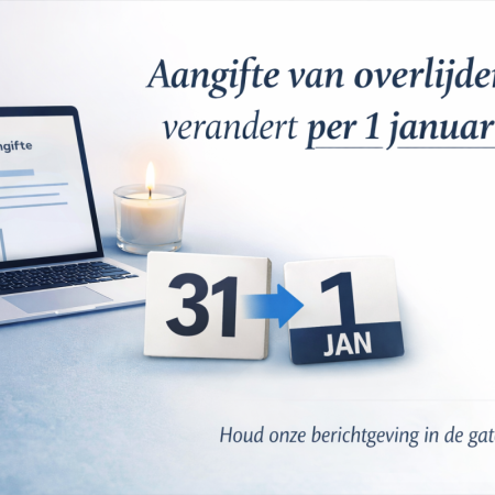 aangifte van overlijden vanaf 1 januari 2026