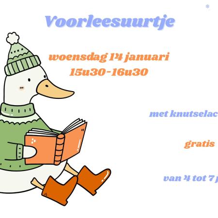 Voorleesuurtje in de bib! © (c) Canva