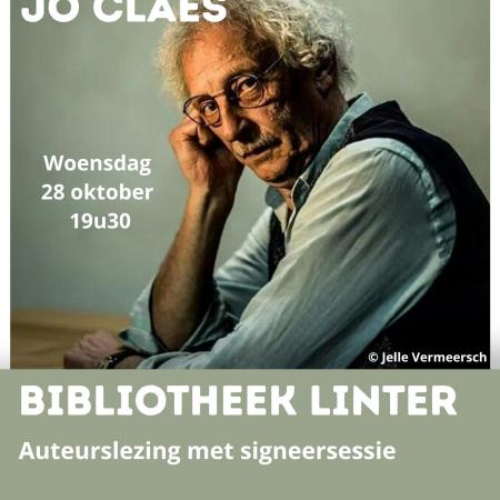 Auteurslezing Jo Claes © Foto: © Jelle Vermeersch Auteurslezing Jo Claes © Foto: © Jelle Vermeersch