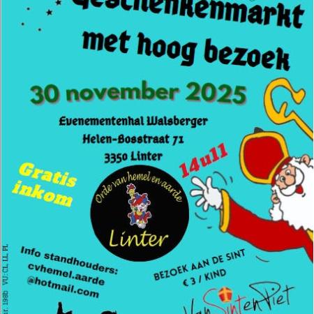 Geschenkenmarkt met bezoek van de Sint © © VZW orde van hemel en aarde Geschenkenmarkt met bezoek van de Sint © © VZW orde van hemel en aarde