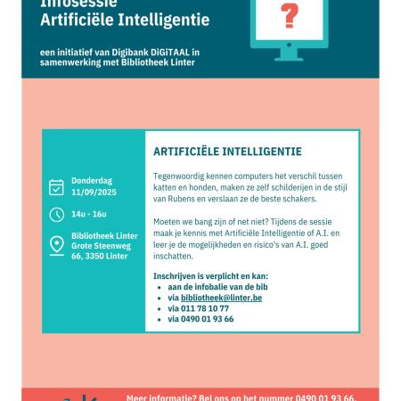 Infosessie Artificiële intelligentie © (c) Digibank DiGiTAAL